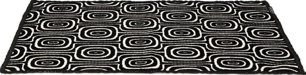 Dutchdeluxes placemat Set of 4 Black & White, Monkey Eyes