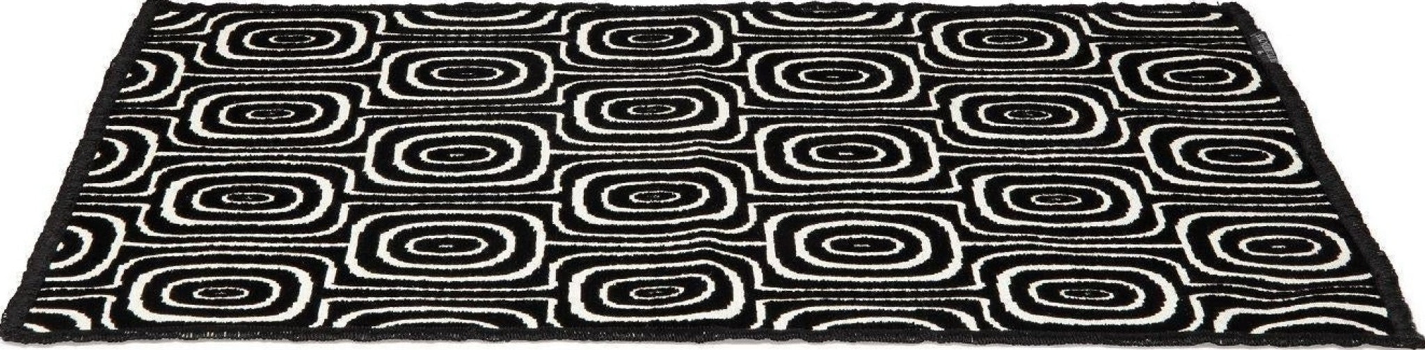 Dutchdeluxes placemat Set of 4 Black & White, Monkey Eyes