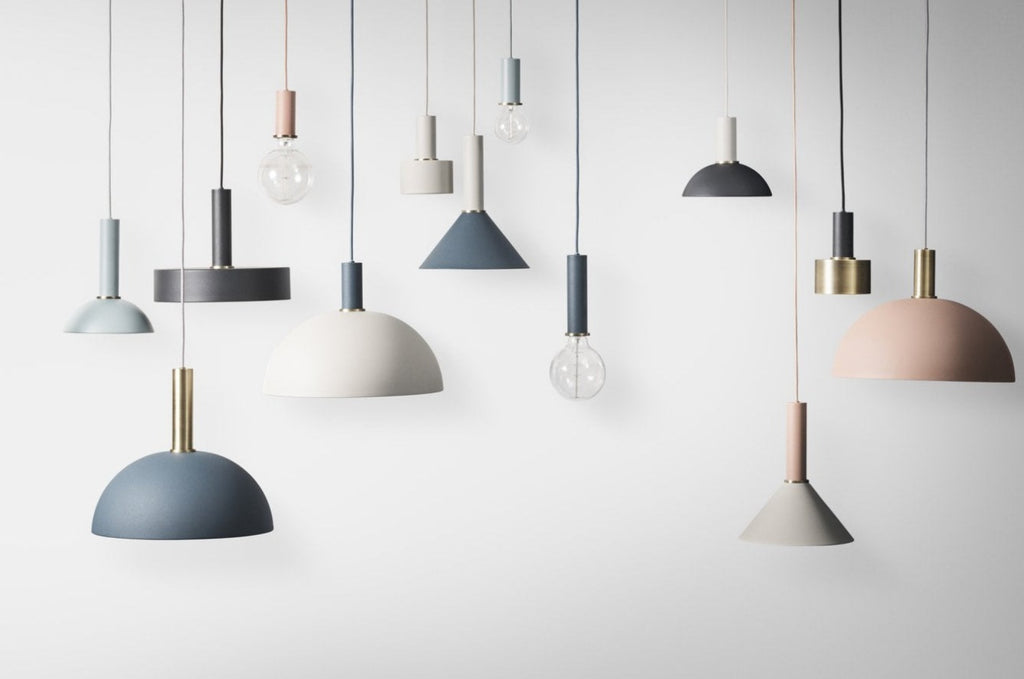 Ferm Living Hoop Lampshade, Black Brass