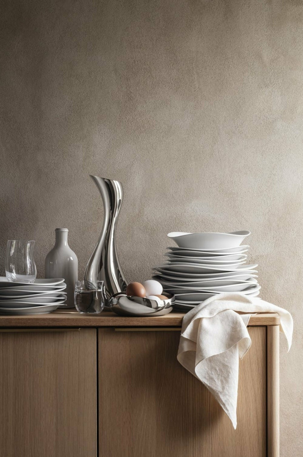 Georg Jensen Sky Serving Plate, 40 Cm