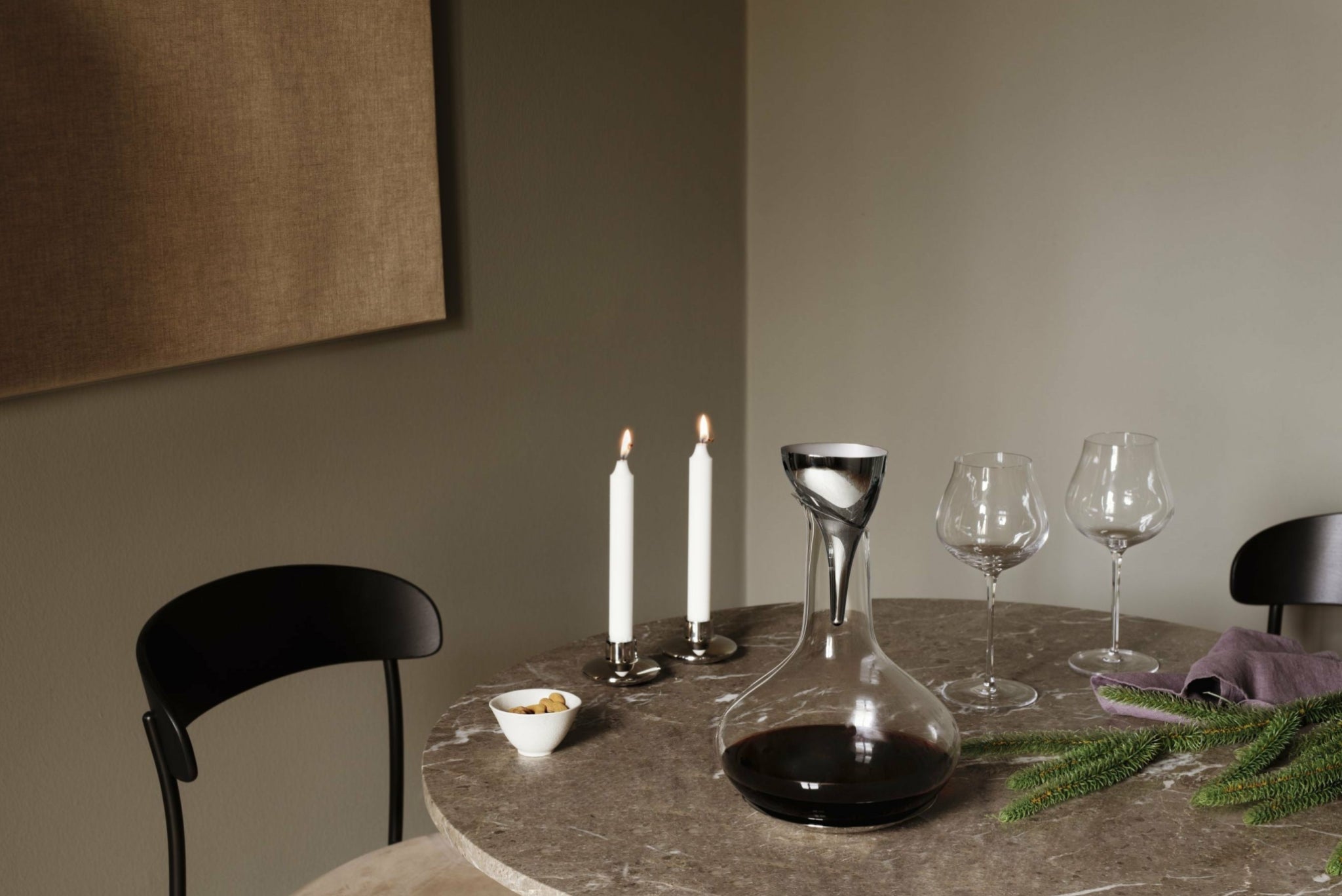 Georg Jensen Sky Funnel For Wine Carafe, Stainless Steel