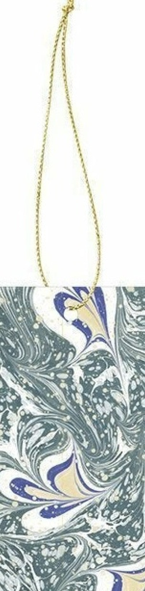 Ferm Living Marbling Gift Tag, Grey