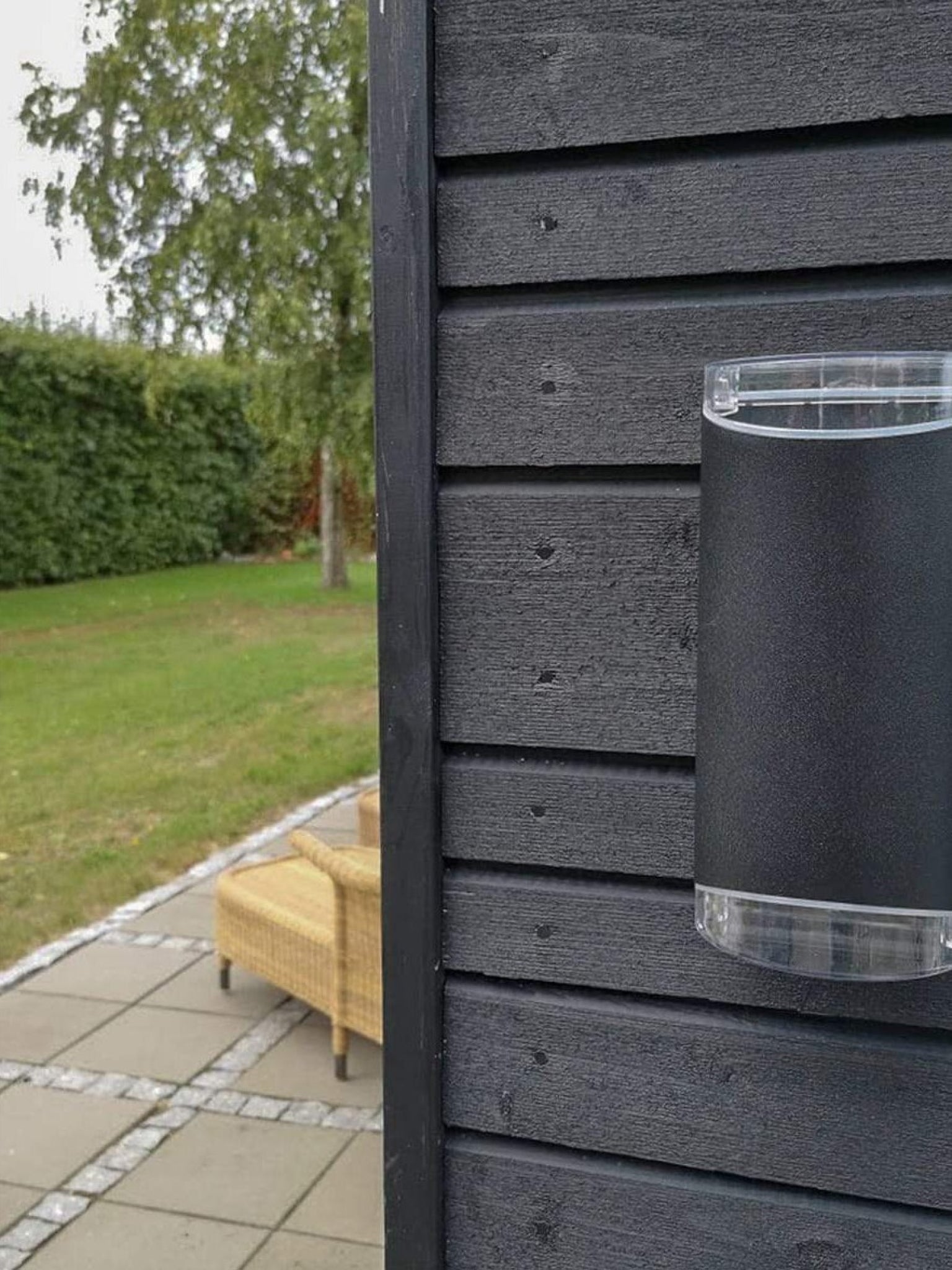 Dyberg Larsen Ribe Down Light Outdoor Wall Lamp, Matt Black