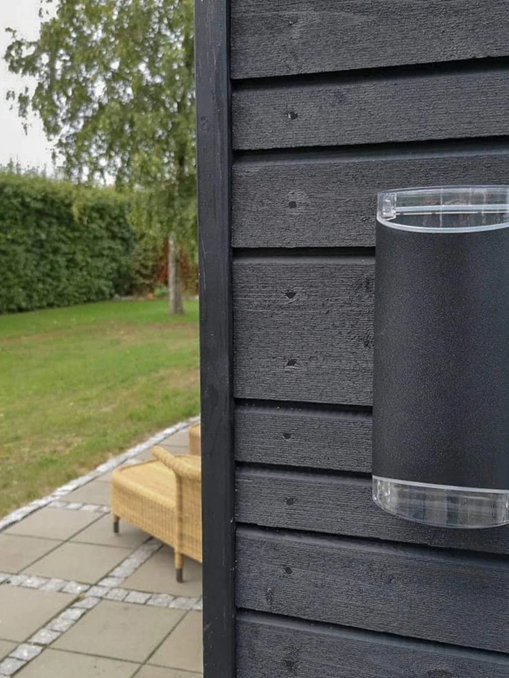 Dyberg Larsen Ribe Down Light Outdoor Wall Lamp, Matt Black