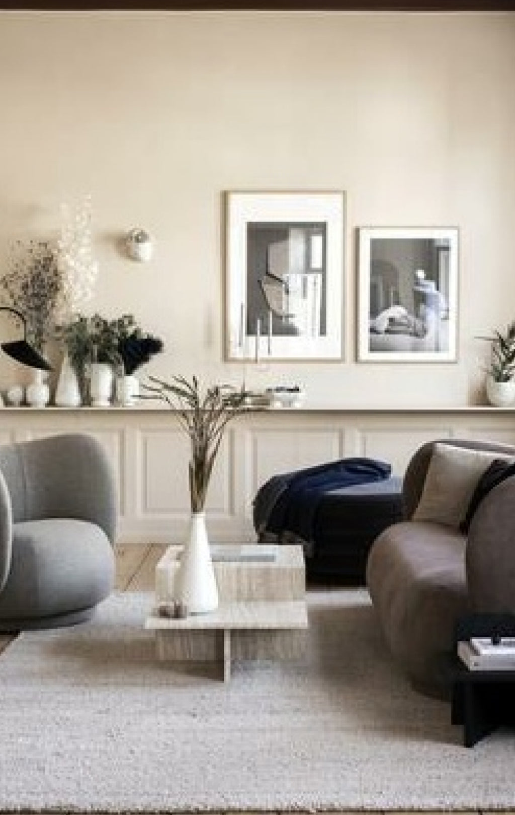 Ferm Living Nexus Poster 4, Yellow