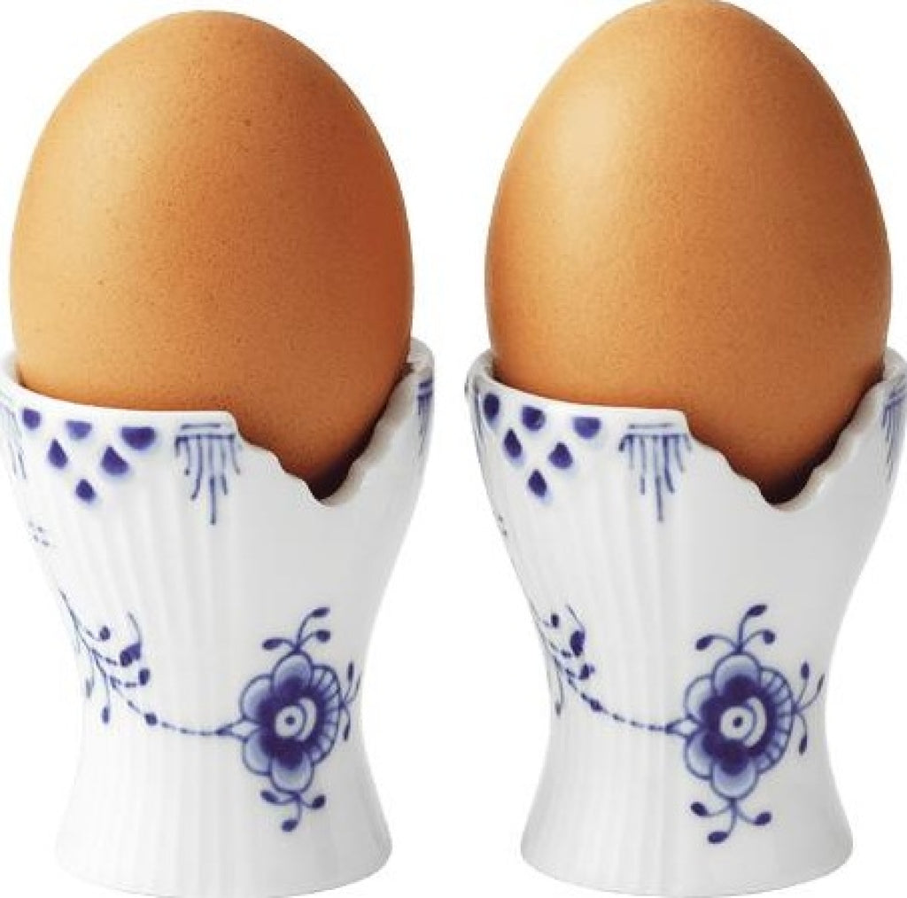 Royal Copenhagen Elements Blue Egg Cup, 2 Pcs.