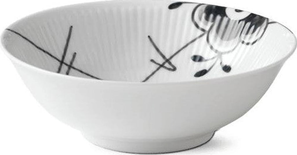 Royal Copenhagen Black Fluted Mega Bowl, 35 Cl