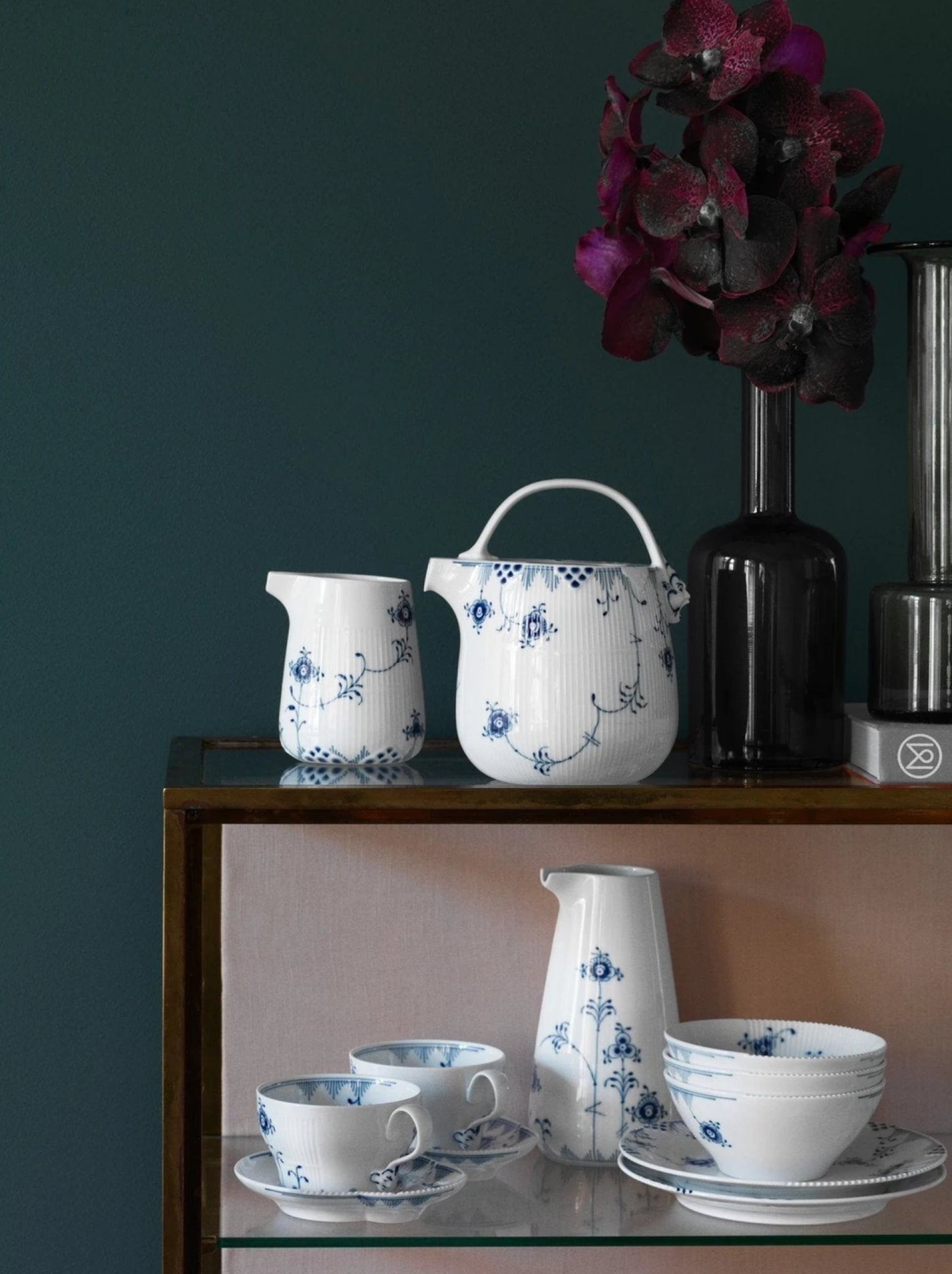 Royal Copenhagen Elements Blue Plate, 22 Cm