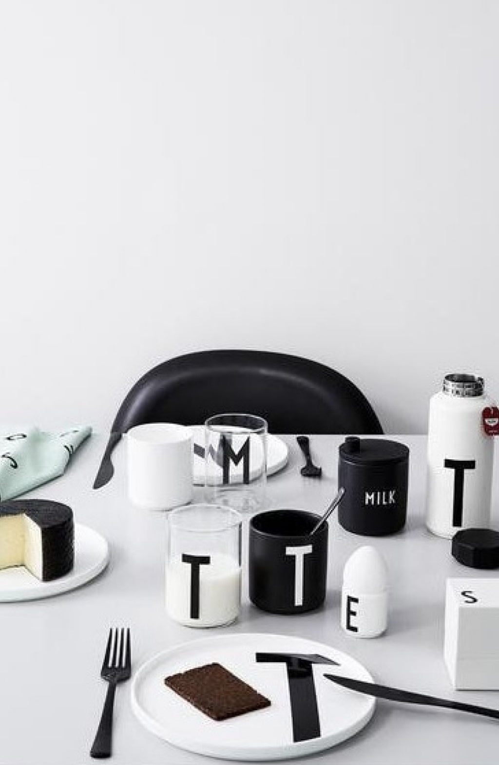 Design Letters Personal Porcelain Plate A-Z, P