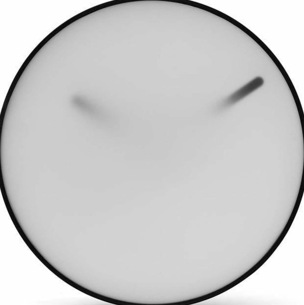Gejst Momentt Wall Clock 30cm White — Milky Glass, Steel & Acrylic