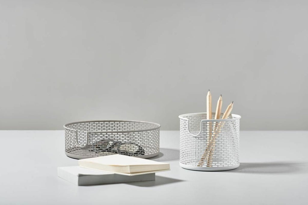 Zone Denmark Basket ø 12 Cm, White