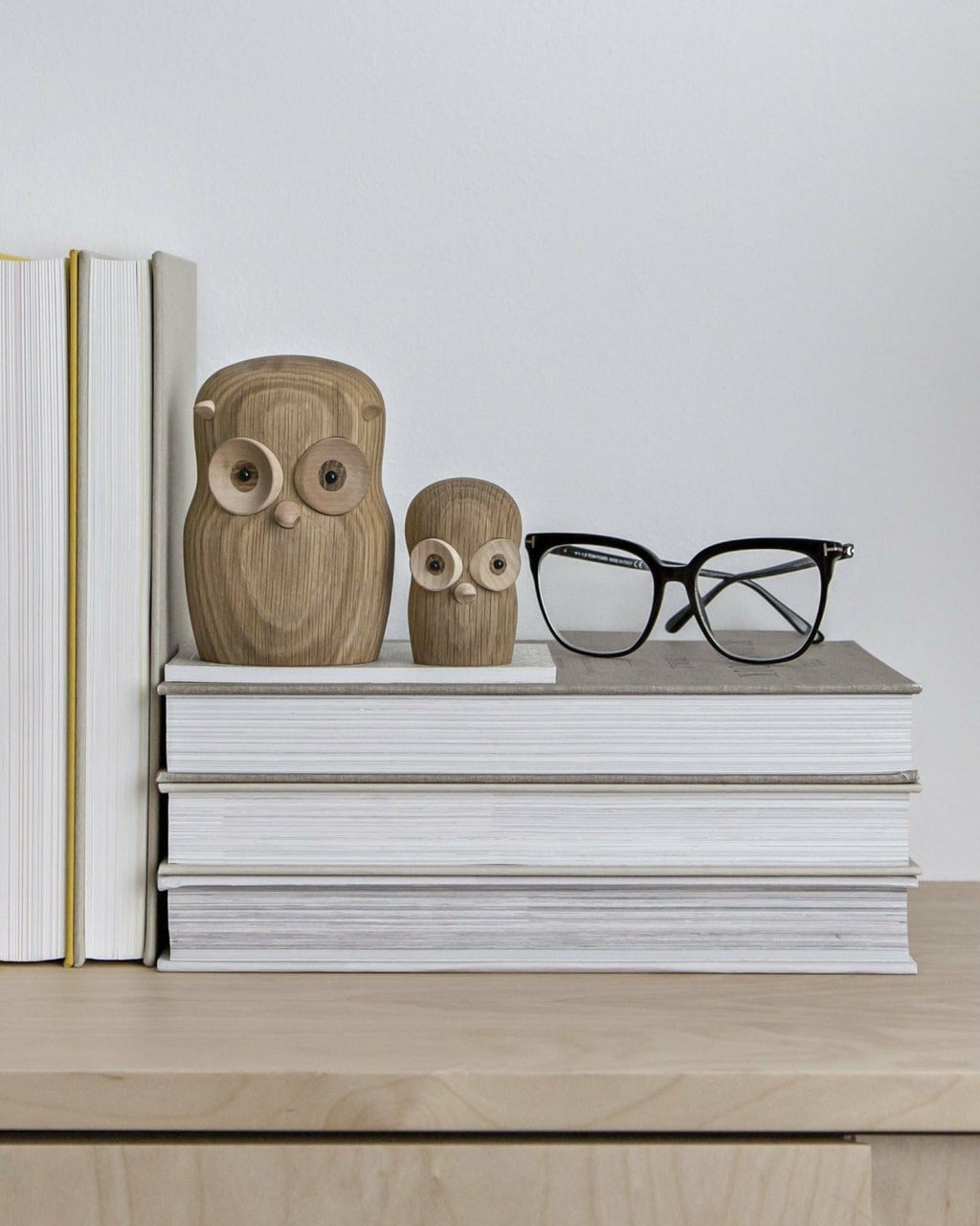 Gunnar Flørning Owl Wooden Figure, 6 Cm