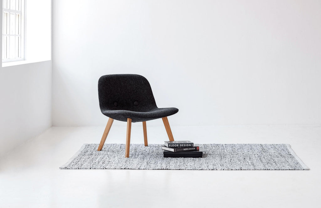 Rug Solid Leather Rug Light Grey, 75 X 500 Cm