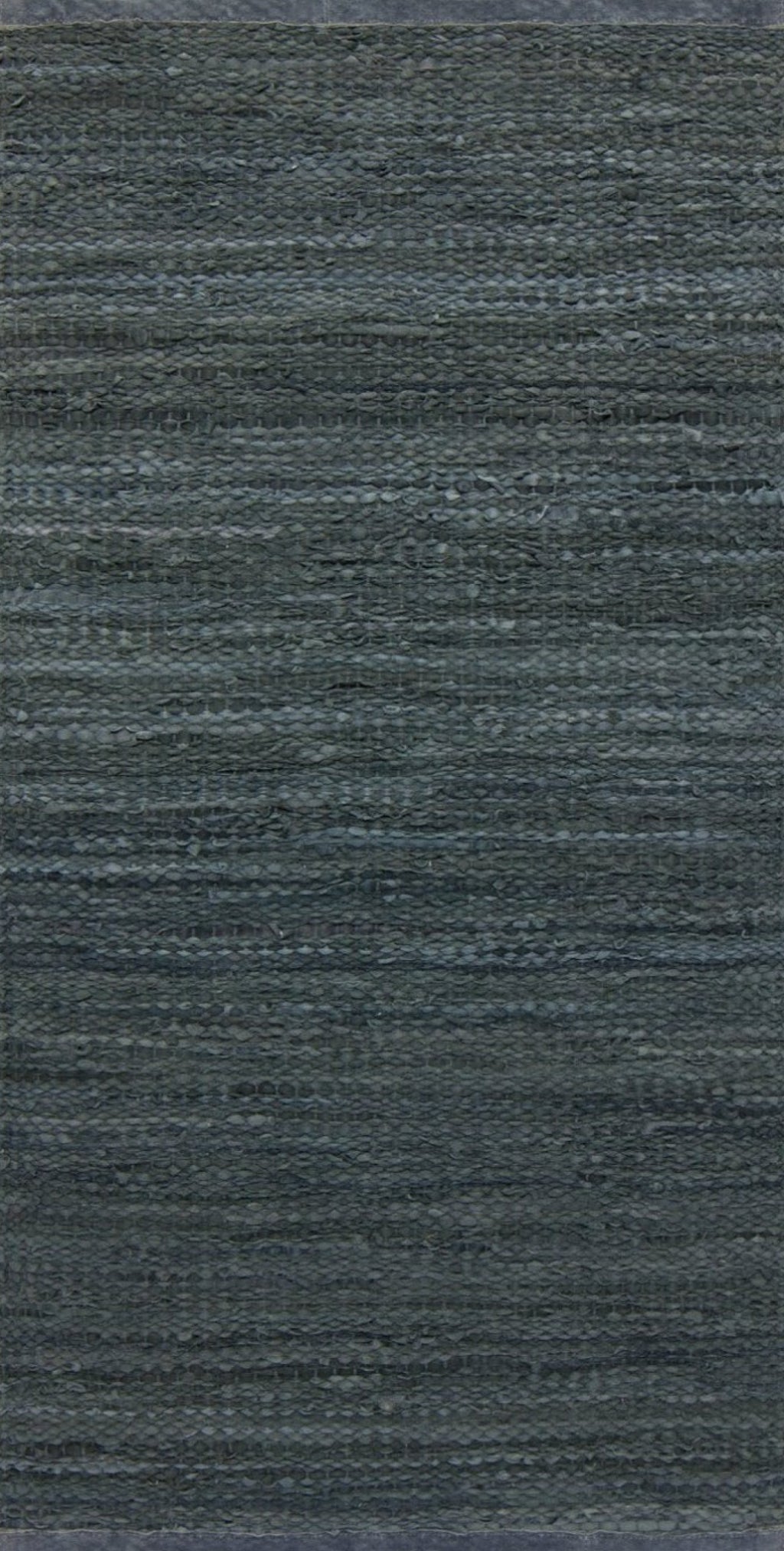 Rug Solid Leather Rug Dark Grey, 200 X 300 Cm