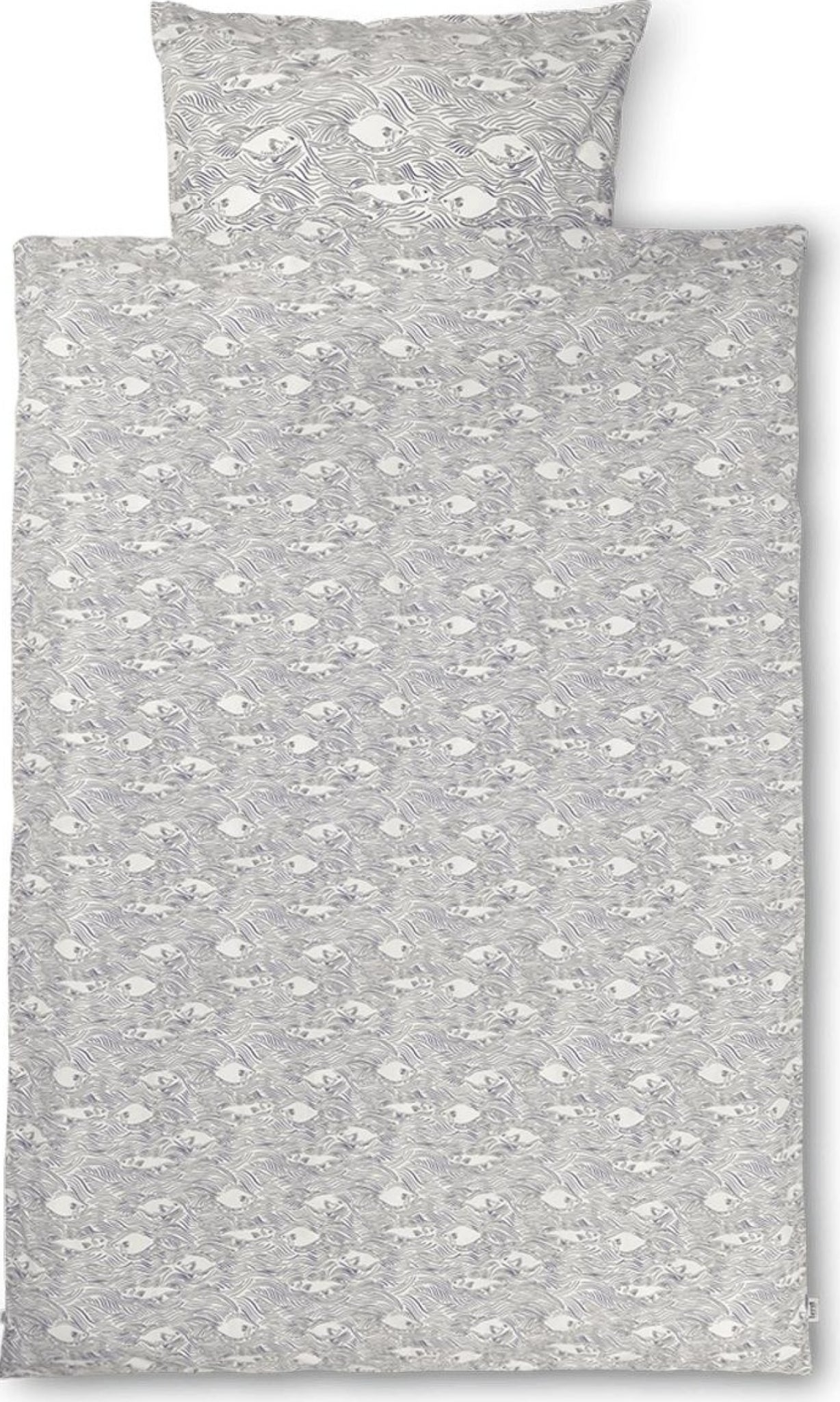 Ferm Living Stream Duvet And Pillowcase Set, Junior