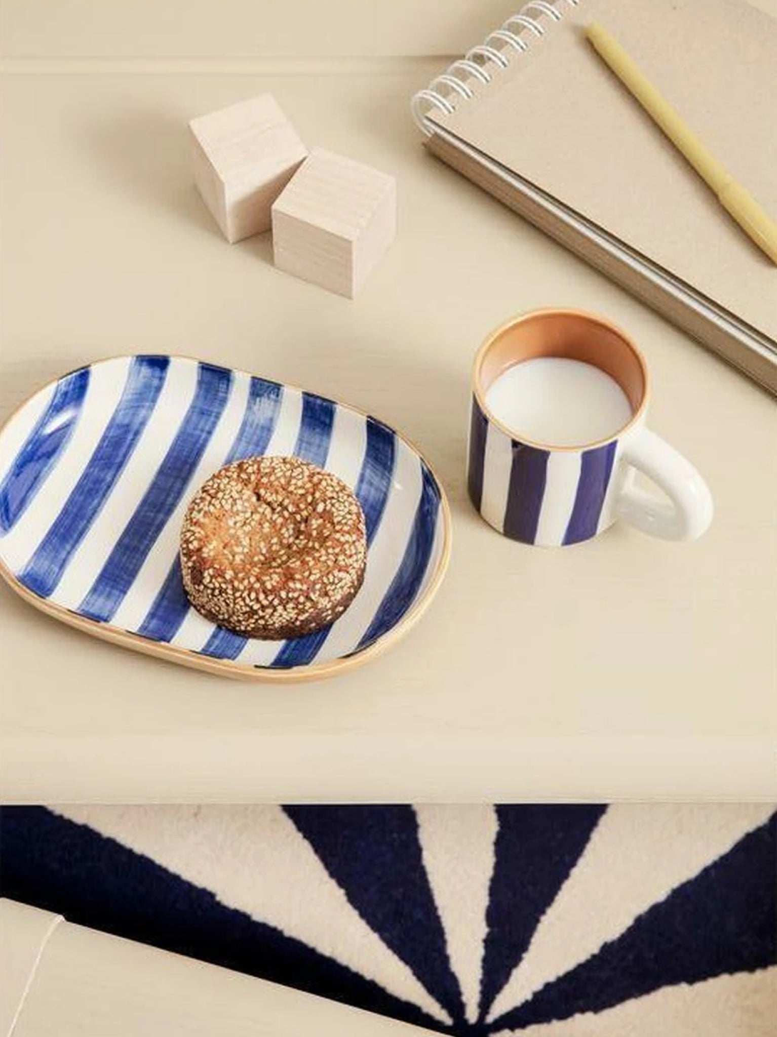 Ferm Living Milu Snack Set, Blue