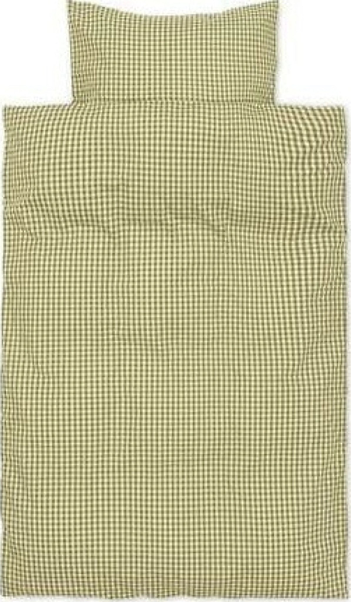 Ferm Living Check Bed Linen 140x200 Cm, Yellow