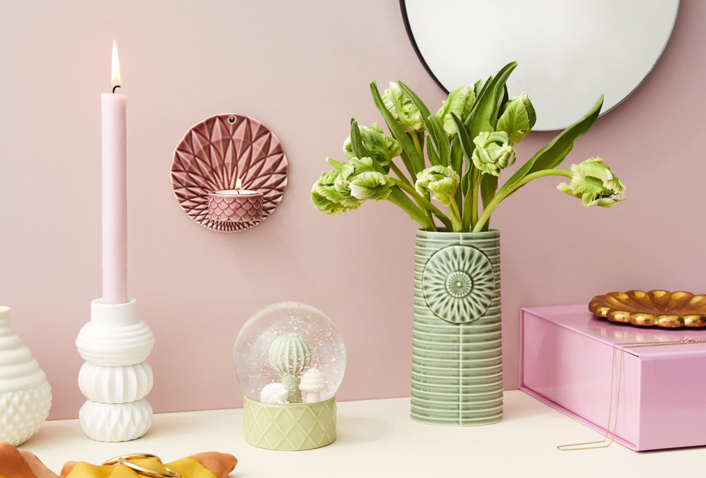 Dottir Pipanella Wall Votives Scales, Dusty Rose