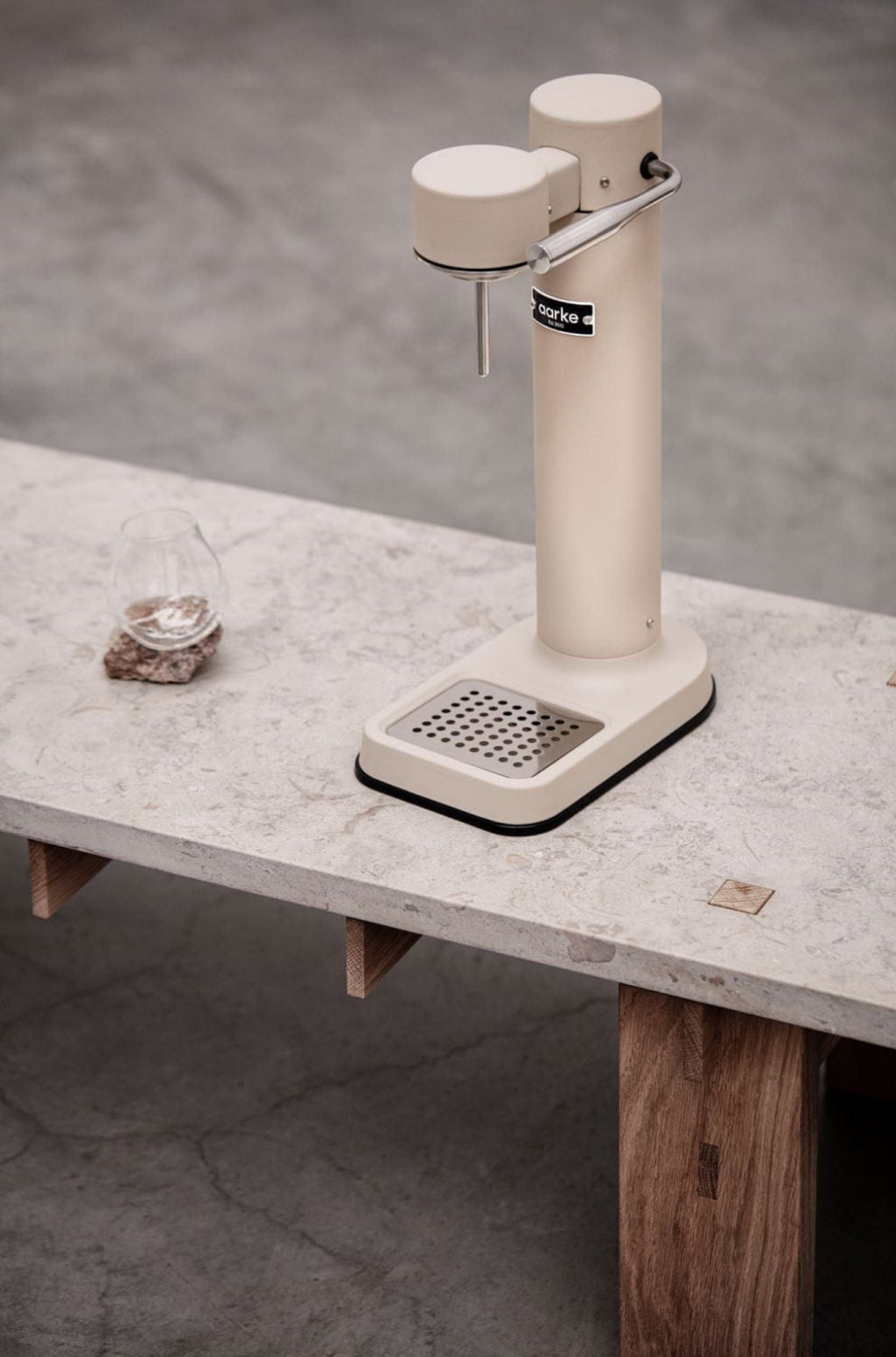 Aarke Carbonator 3 Soda Maker in Sand - Special Edition Stainless Steel