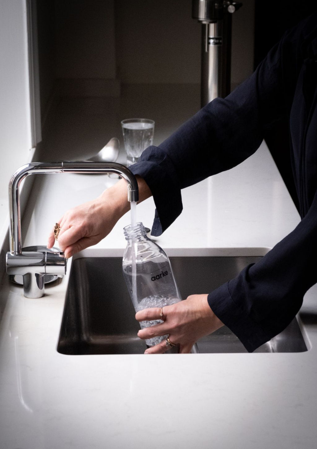 Aarke 800ml Bpa-free Pet Water Bottle - Compatible With Carbonator Series