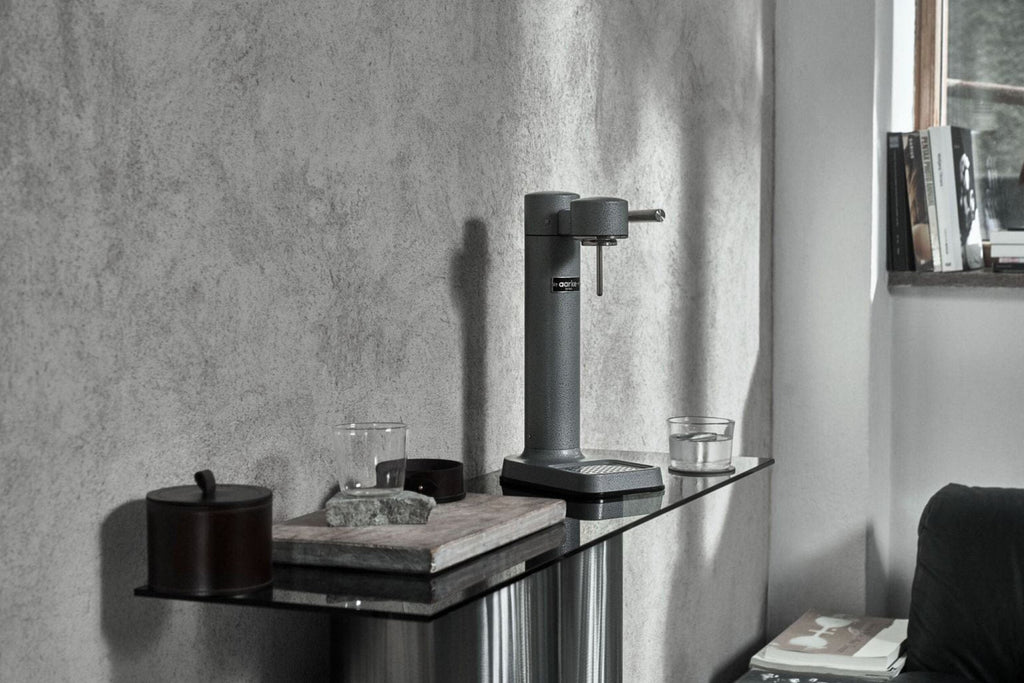 Aarke Carbonator 3 Hammertone: Premium Stainless Steel Water Bubbler