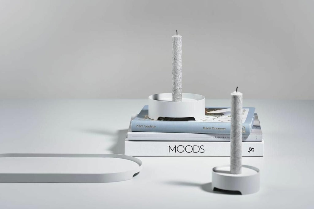 Zone Denmark Singles Candle Holder ø 12 Cm, Warm Grey