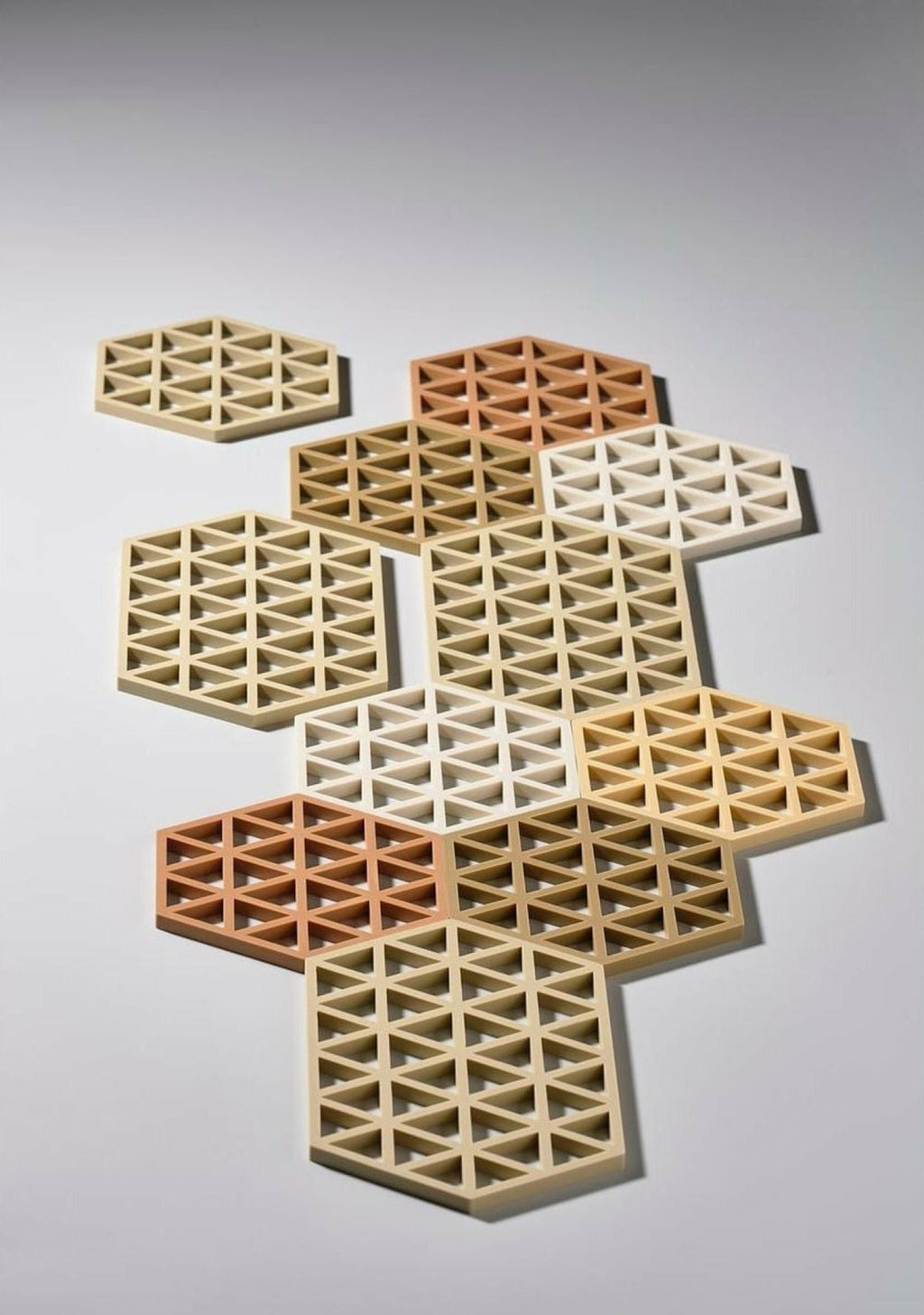 Zone Denmark Triangles Coaster, Khaki