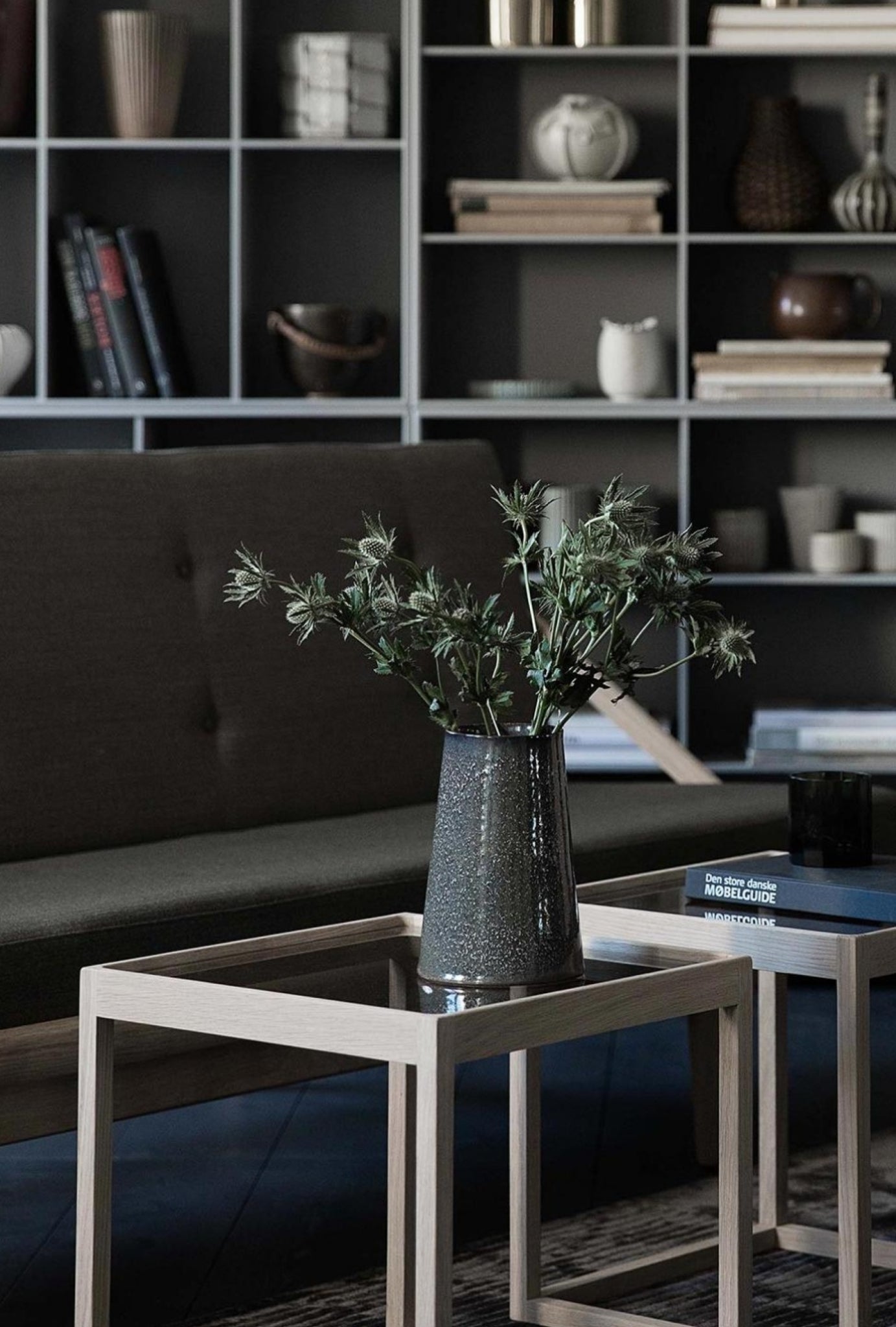 Klassik Studio Aron Cone Vase, dark brown