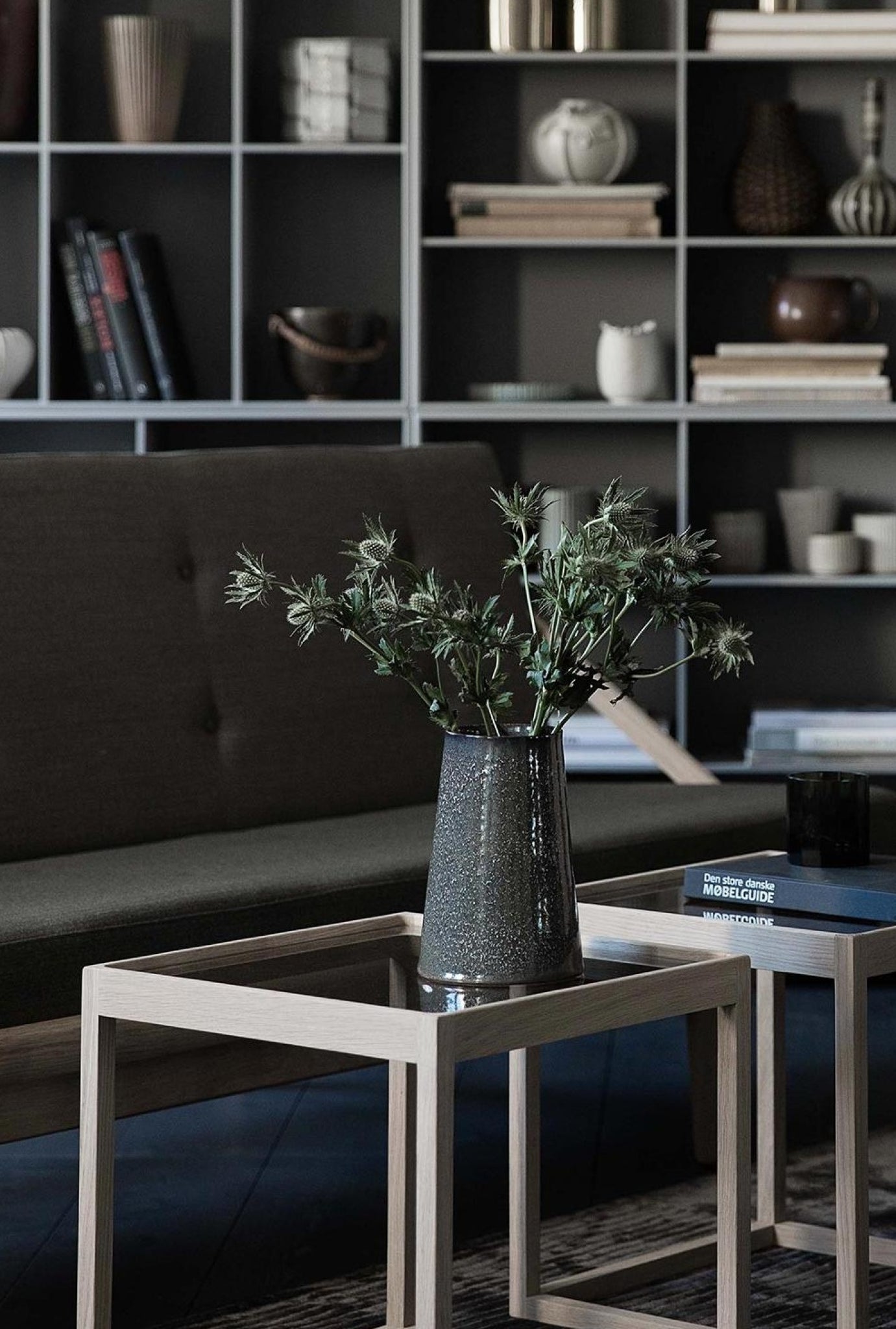 Klassik Studio Aron Cone Vase, dark brown