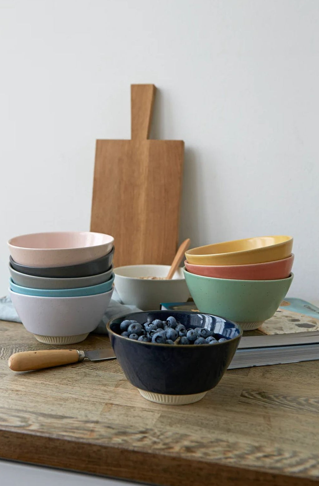 Knabstrup Keramik Colorit bowl Ø 14 cm, navy blue