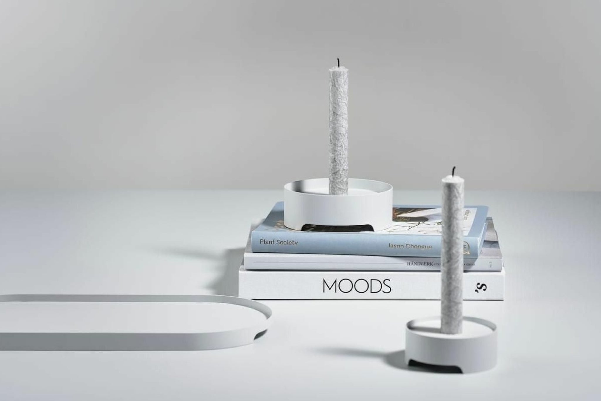 Zone Denmark Singles Tray 35 X16 Cm, Warm Grey