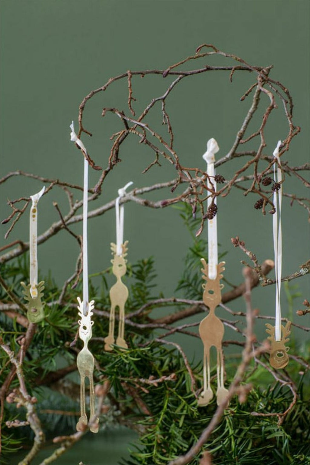 Medusa Copenhagen Baby Rudolf Deco Hanger, 4 Pcs.