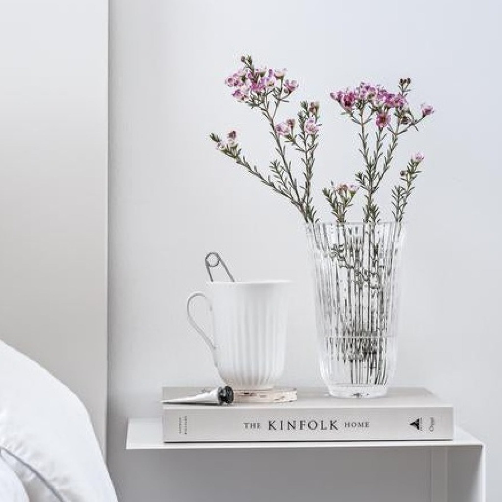 Lyngby Mug White, 32cl, 2 Pack