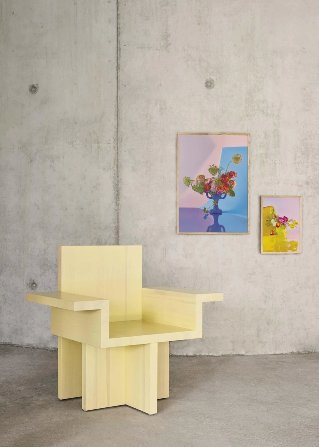 Paper Collective Bloom 02 Poster 50x70 Cm, Cyan