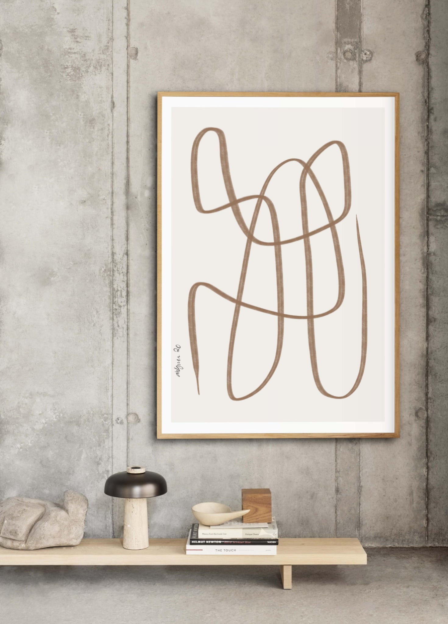 Paper Collective Different Ways Poster 50x70 Cm, Brown