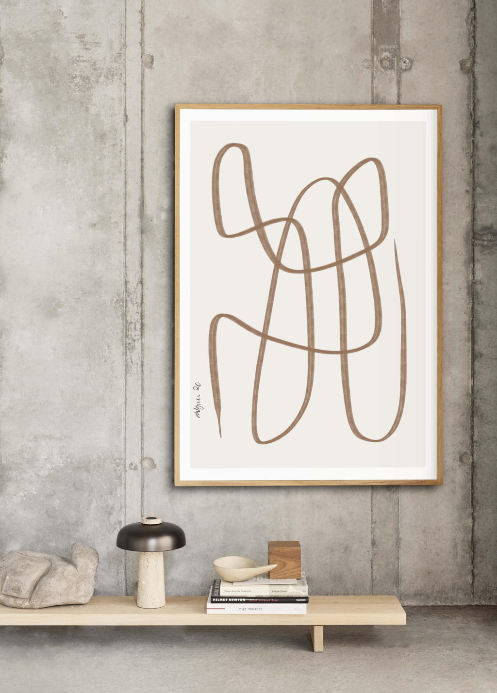 Paper Collective Different Ways Poster 50x70 Cm, Brown