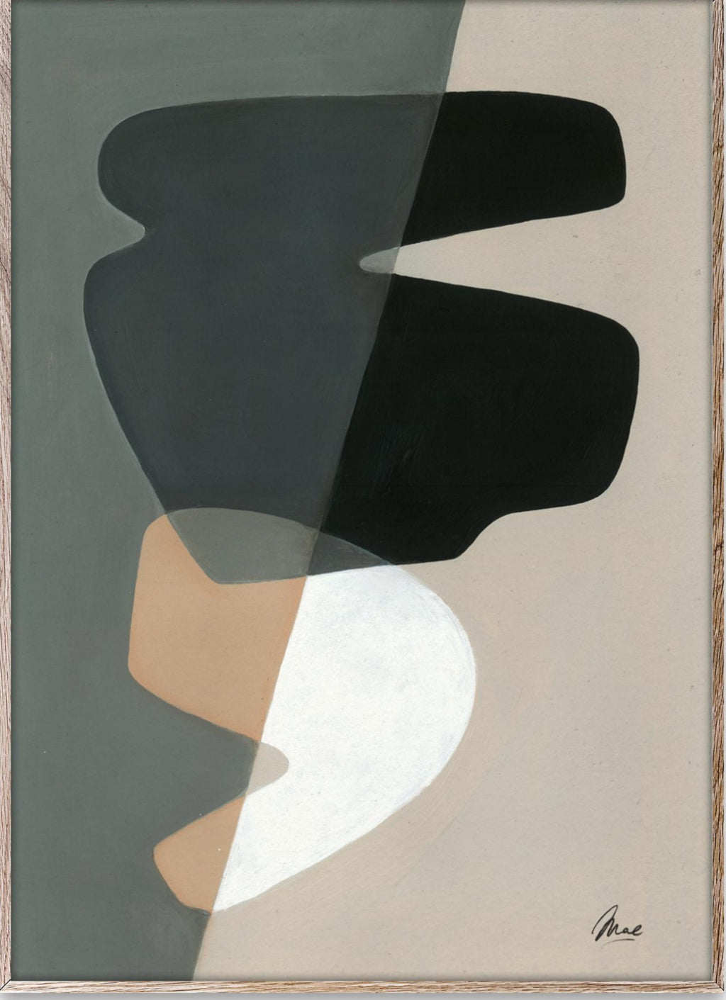 Paper Collective Composition 02 Poster, 50x70 Cm