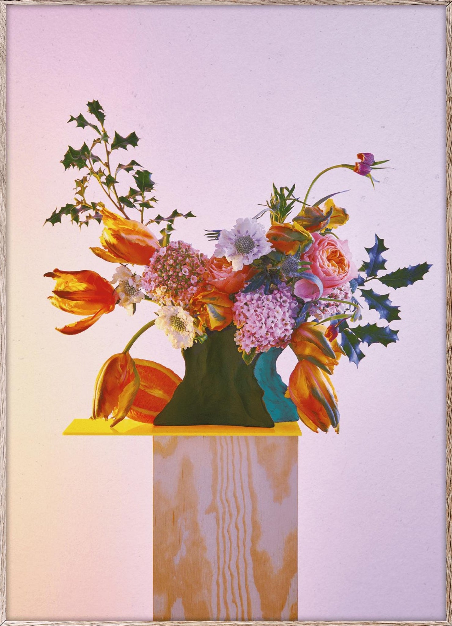 Paper Collective Bloom 08 Poster 50x70 Cm, Orange