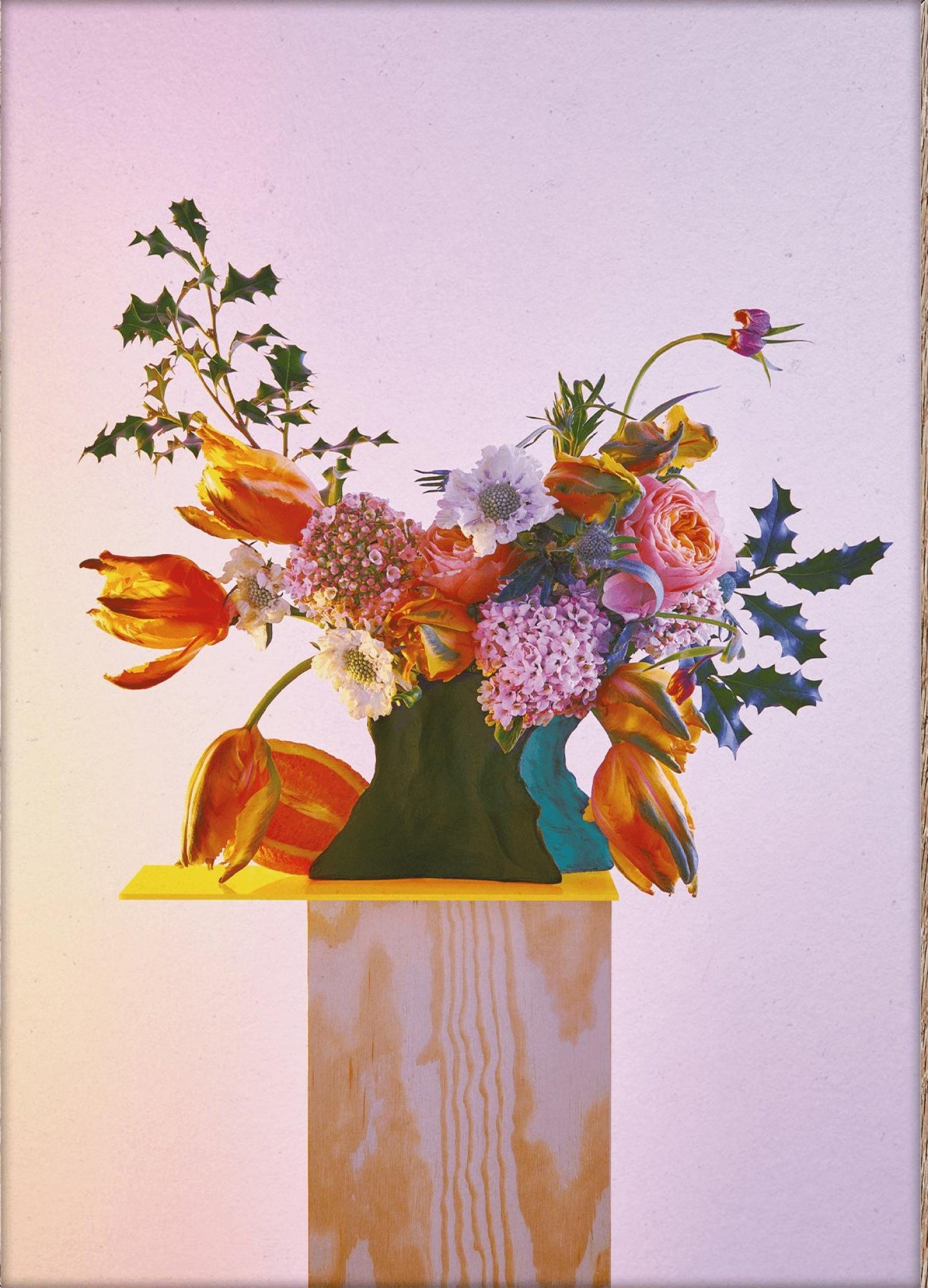 Paper Collective Bloom 08 Poster 50x70 Cm, Orange