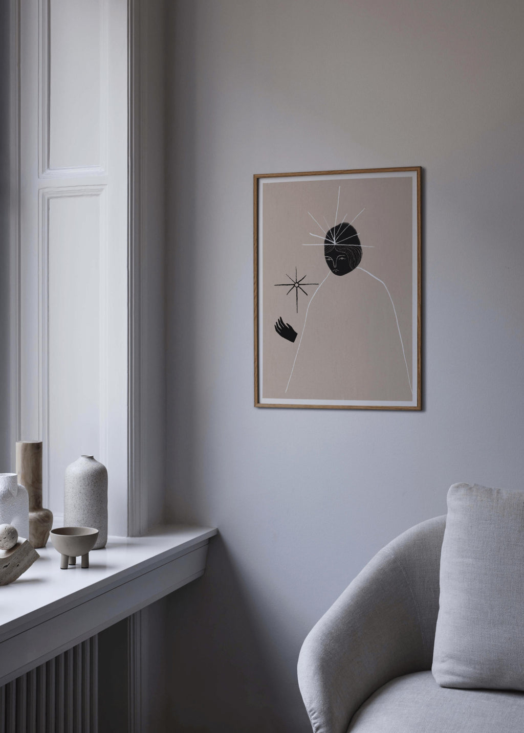 Paper Collective Ghost Queen Poster, 50x70 Cm