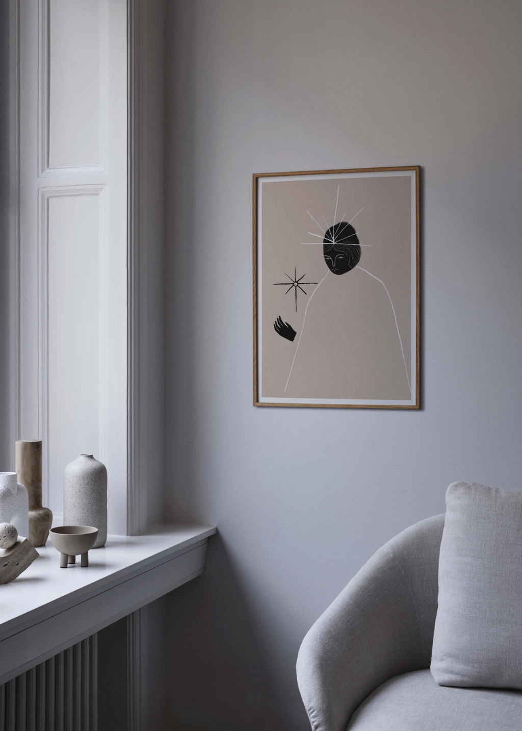 Paper Collective Ghost Queen Poster, 50x70 Cm