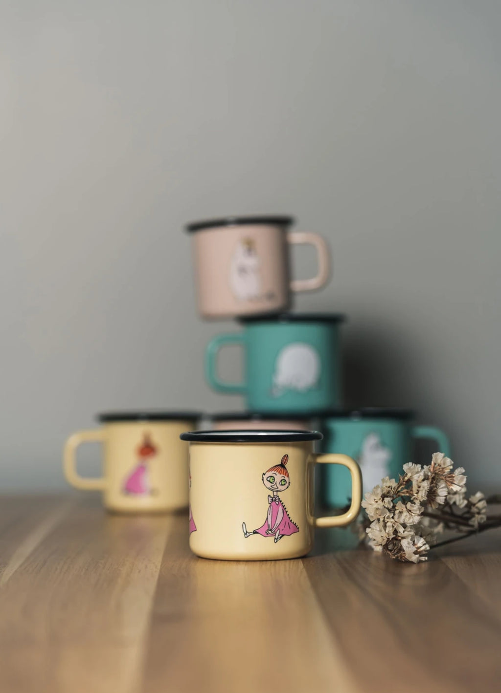 Muurla Moomin Retro Enamel Mug, Mymble