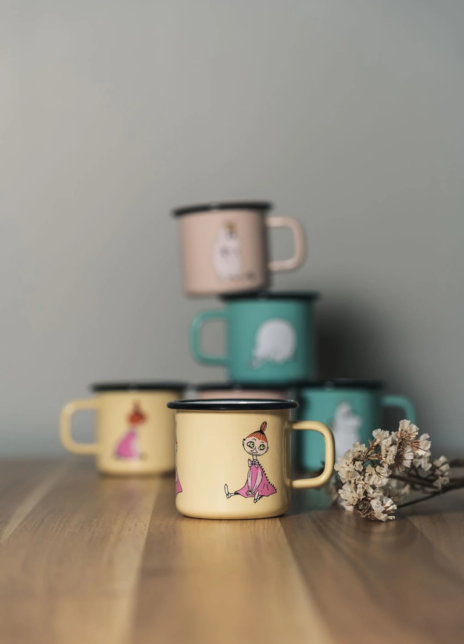 Muurla Moomin Retro Enamel Mug, Mymble