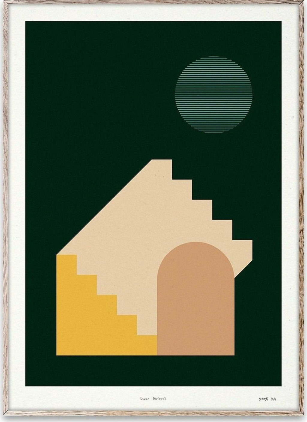 Paper Collective Lunar 02 Poster, 30x40 Cm