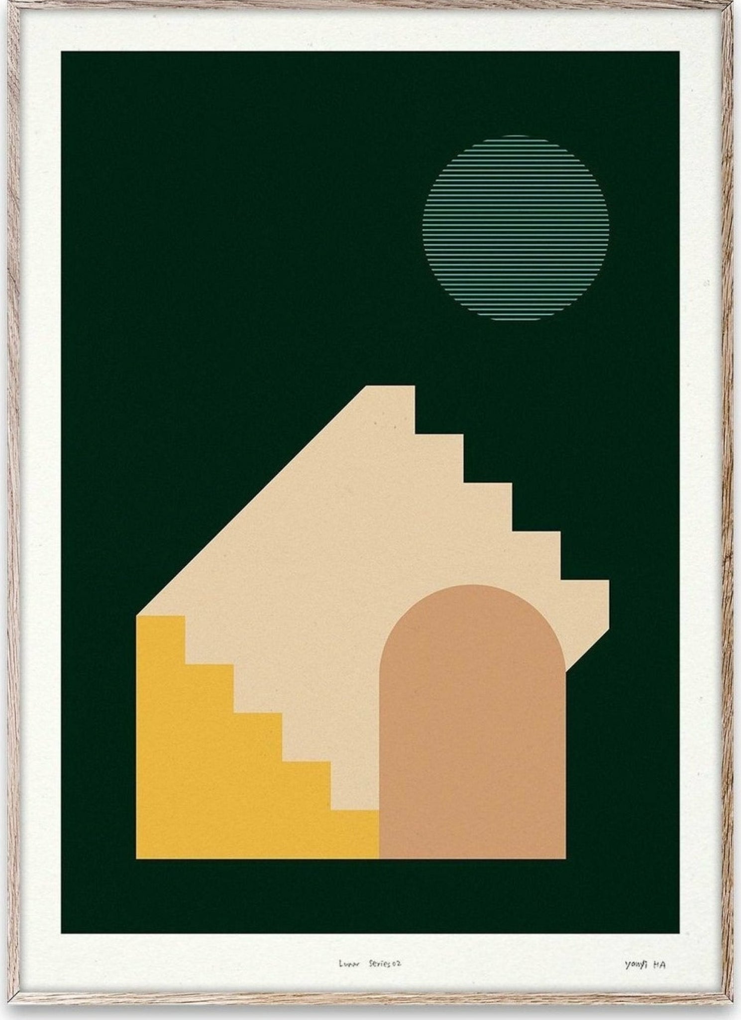 Paper Collective Lunar 02 Poster, 30x40 Cm