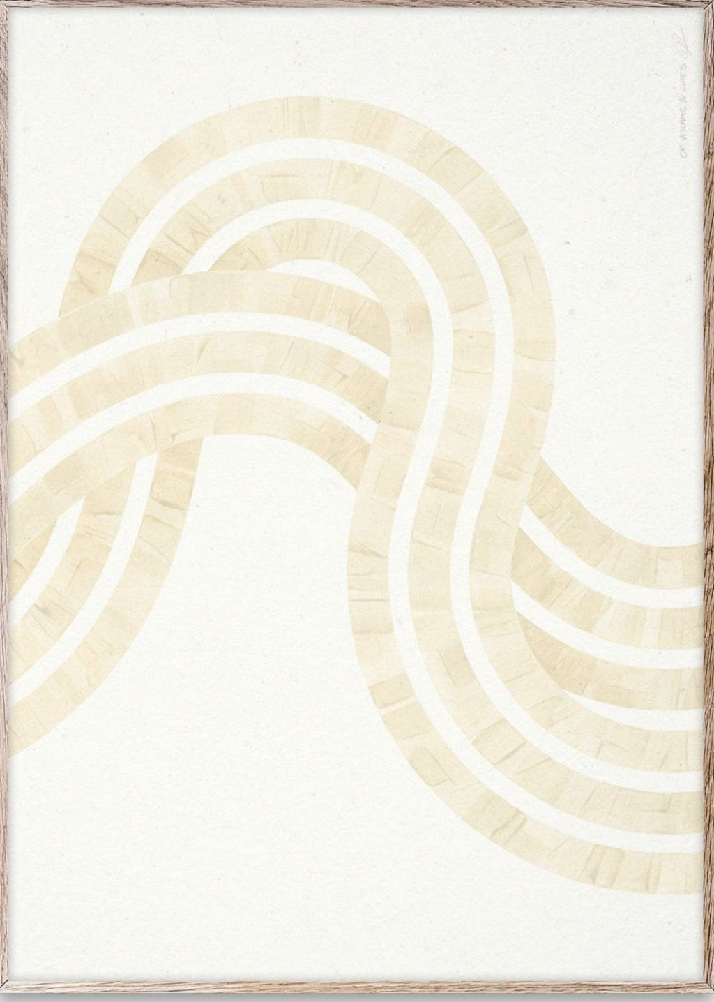 Paper Collective Entropy Sand 02 Poster, 30x40 Cm