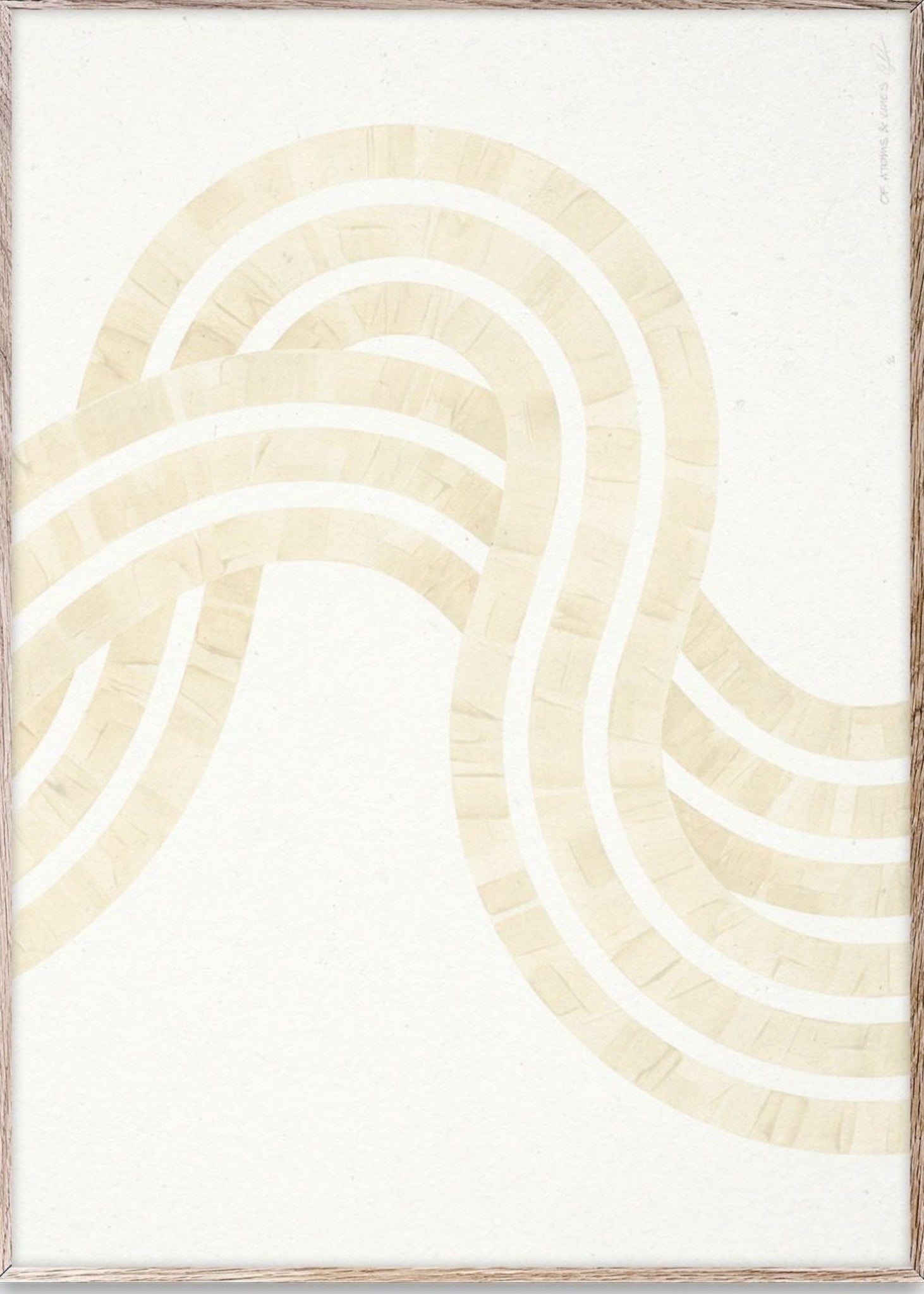 Paper Collective Entropy Sand 02 Poster, 50x70 Cm