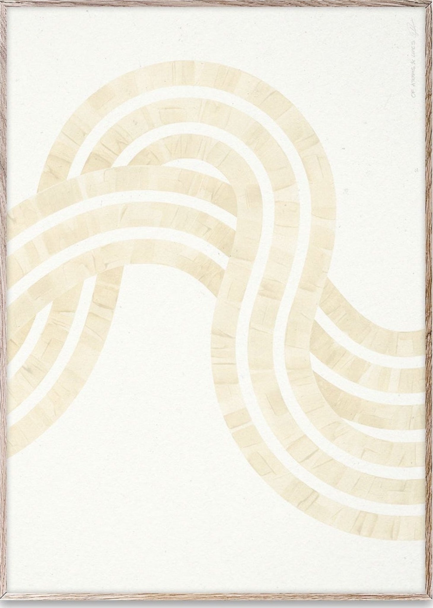 Paper Collective Entropy Sand 02 Poster, 50x70 Cm