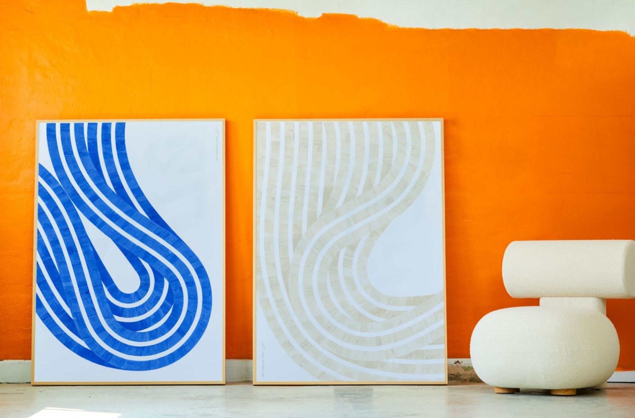 Paper Collective Entropy Blue 02 Poster, 50x70 Cm