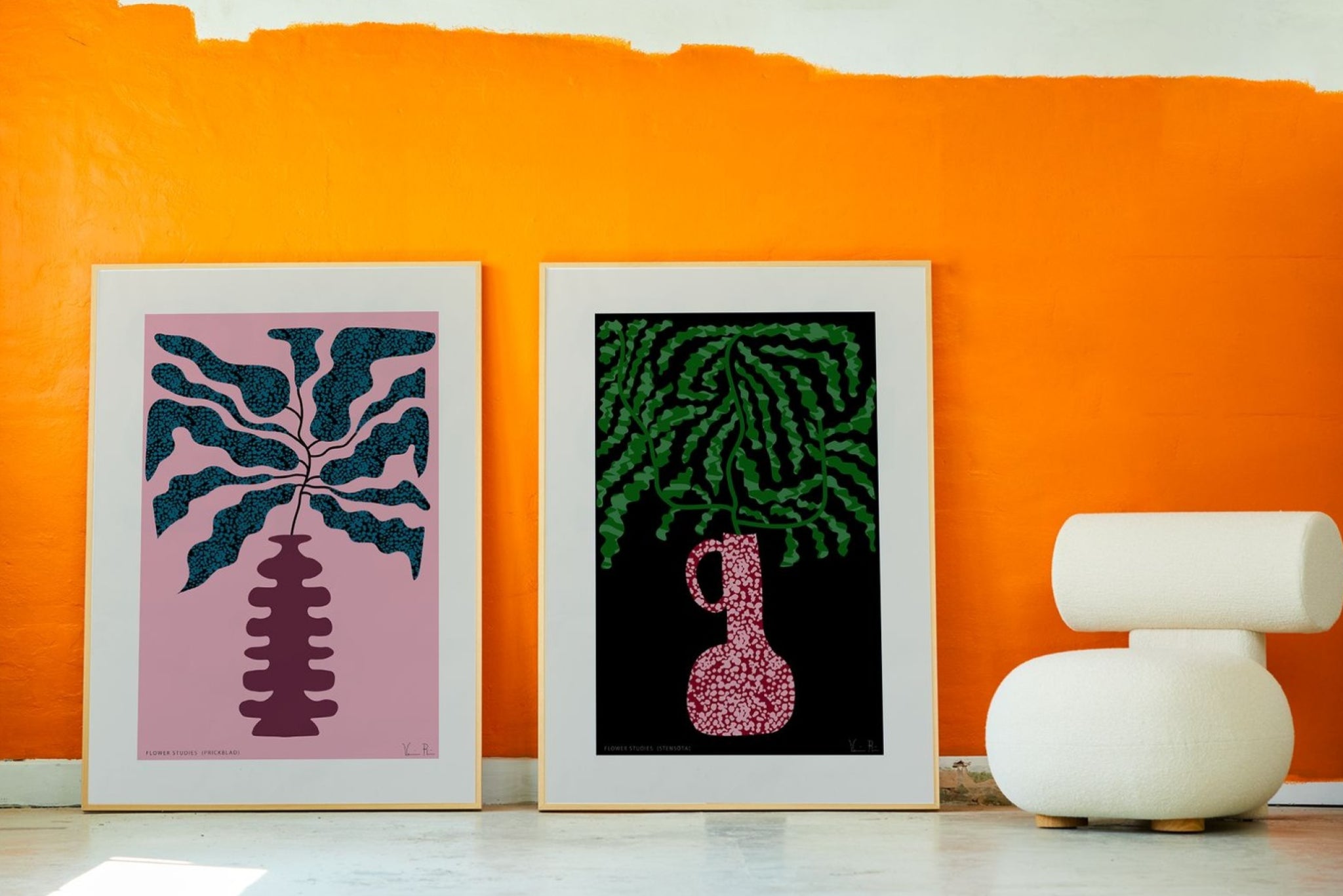 Paper Collective Flower Studies 01 (prickblad) Poster, 50x70 Cm